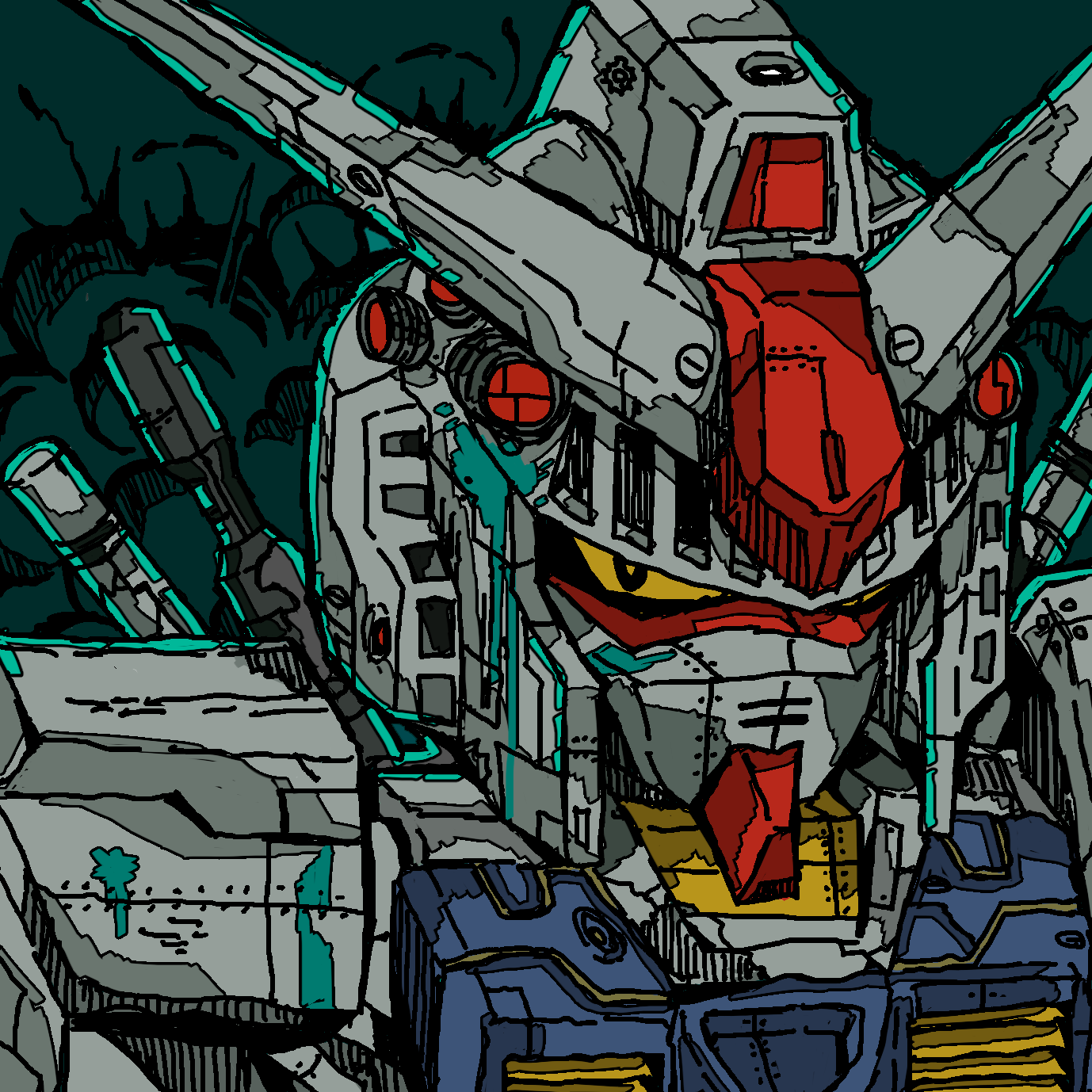 暗い背景 lobo Icon